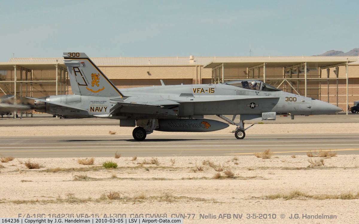164236, 1991 McDonnell Douglas F/A-18C Hornet C/N 0999/C222, roll out at Nellis
