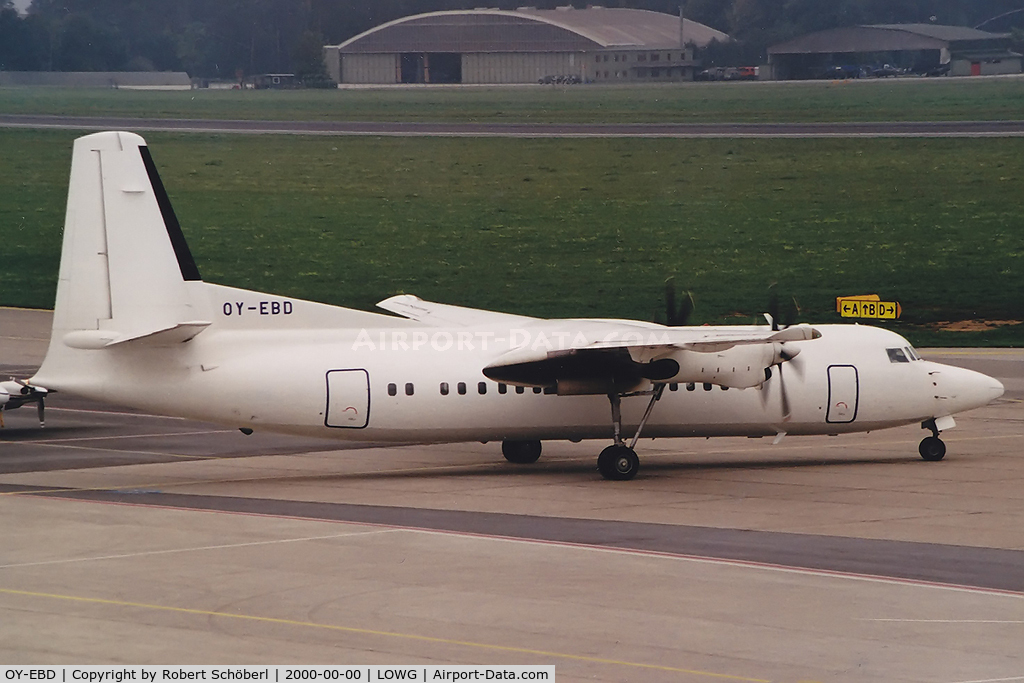 OY-EBD, 1988 Fokker 50 C/N 20118, OY-EBD