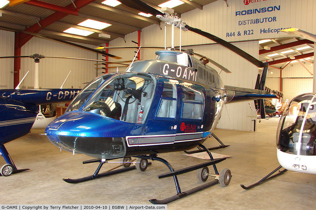 G-OAMI, 1968 Bell 206B JetRanger II C/N 464, Bell 206B at Wellesbourne