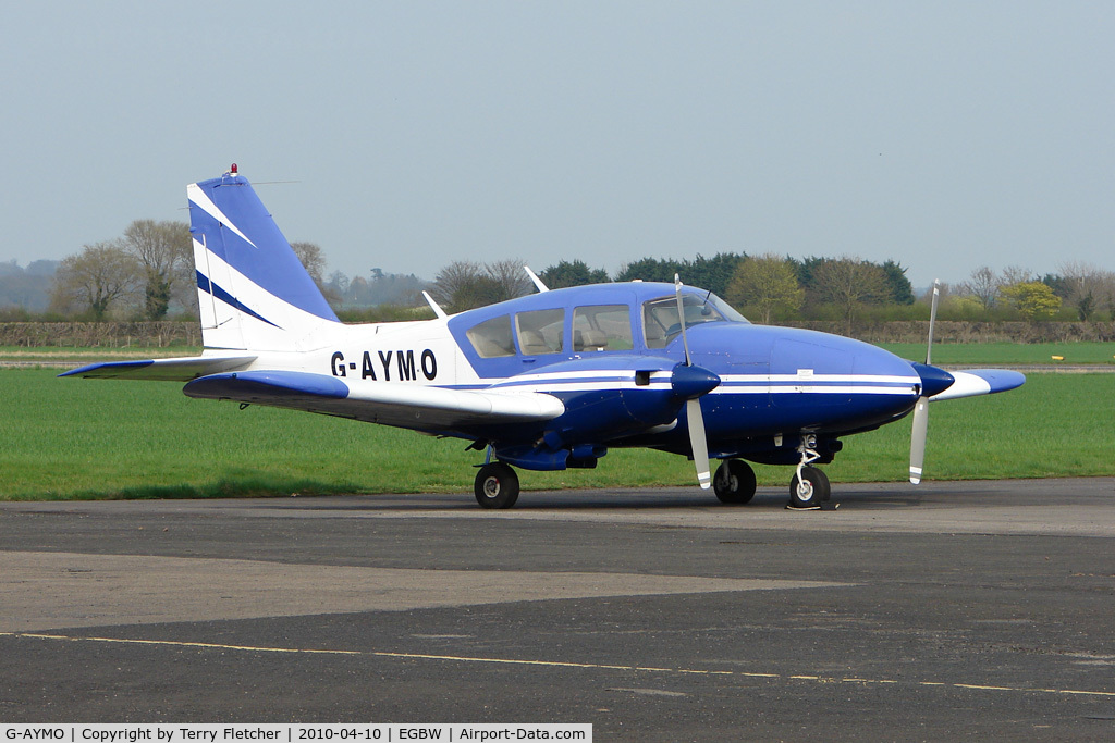 G-AYMO, 1965 Piper PA-23-250 Aztec C/N 27-2995, 1965 Piper PIPER PA-23-250 at Wellesbourne