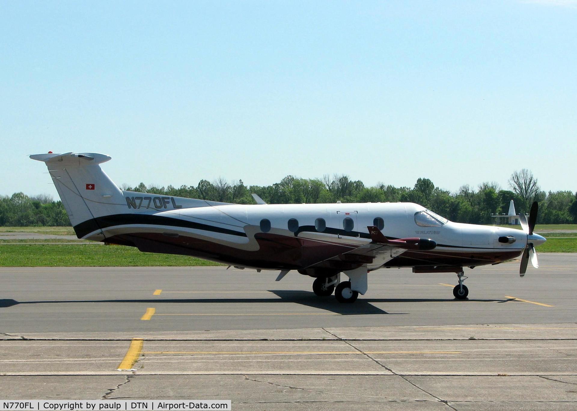 N770FL, 2003 Pilatus PC-12/45 C/N 501, At Downtown Shreveport. An awesome aircraft!