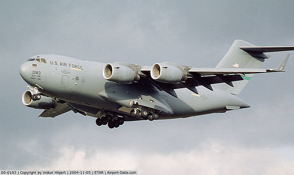 00-0183, 2000 Boeing C-17A Globemaster III C/N P-83, C-17 McChord picture scan