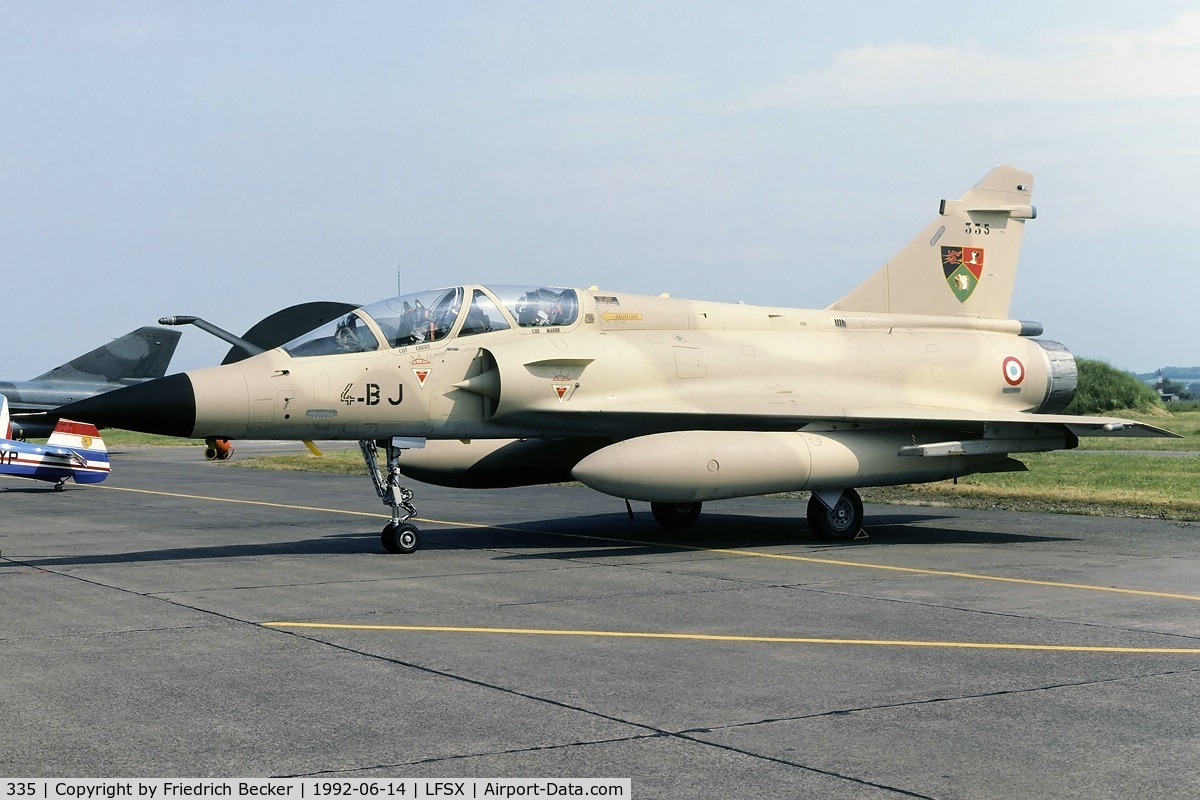 335, Dassault Mirage 2000N C/N 261, meeting national at Luxeuil les Bains 1992