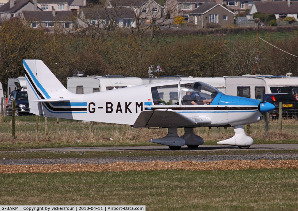 G-BAKM, 1972 Robin DR-400-140 Major C/N 755, Privately operated. Taken at Cark, Cumbria