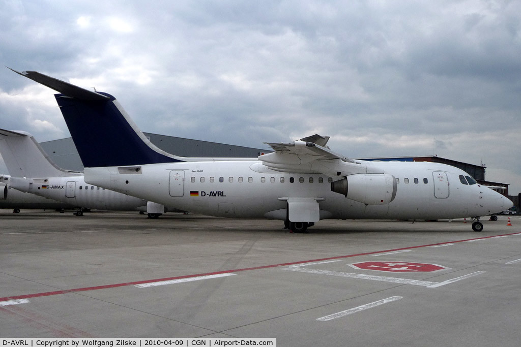 D-AVRL, 1996 British Aerospace Avro 146-RJ85 C/N E.2285, visitor