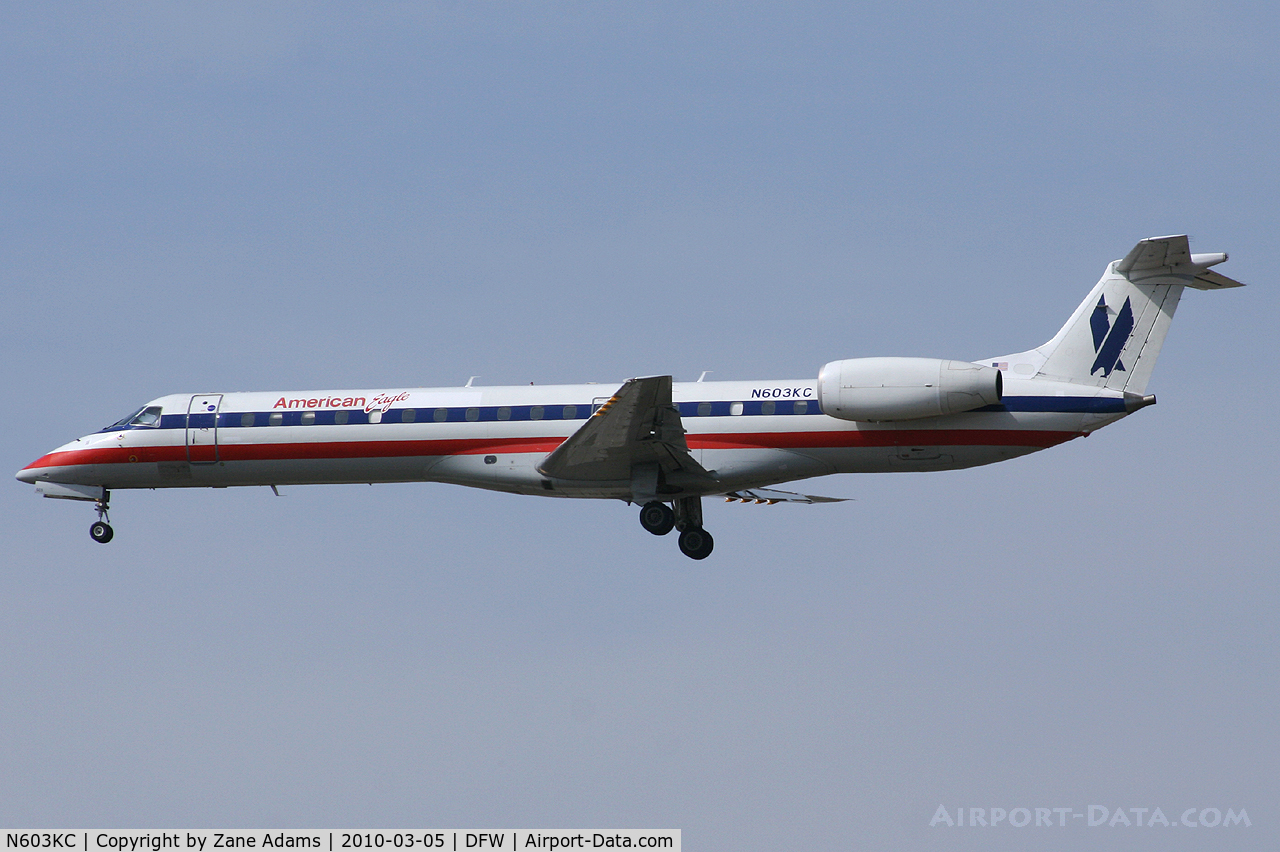 N603KC, 1998 Embraer ERJ-145LR (EMB-145LR) C/N 145055, American Eagle at DFW