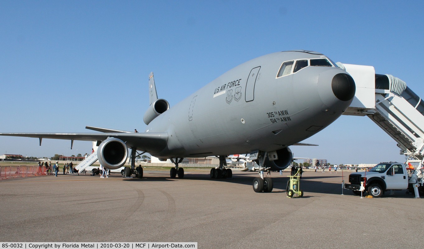 85-0032, 1985 McDonnell Douglas KC-10A Extender C/N 48237, KC-10