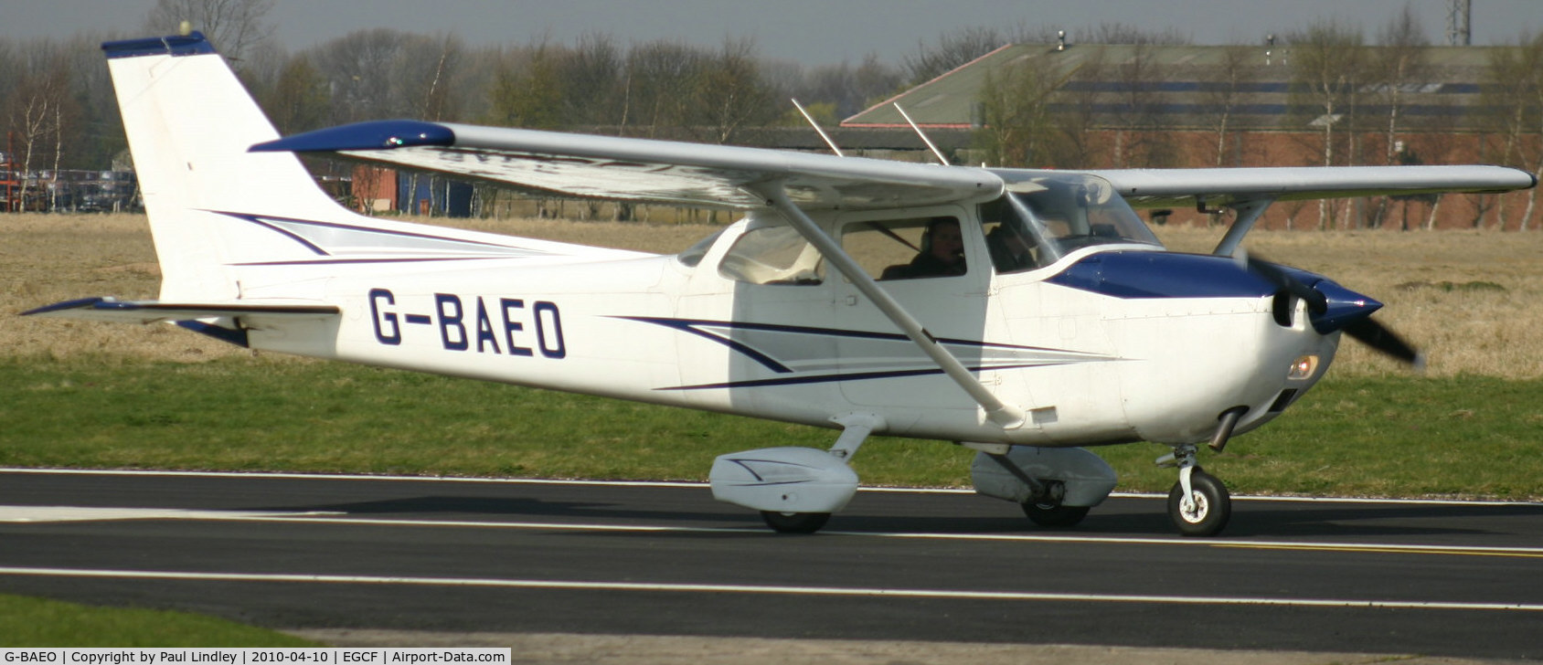 G-BAEO, 1973 Reims F172M Skyhawk Skyhawk C/N 0911, Piloted by my Friend Trev Marshall