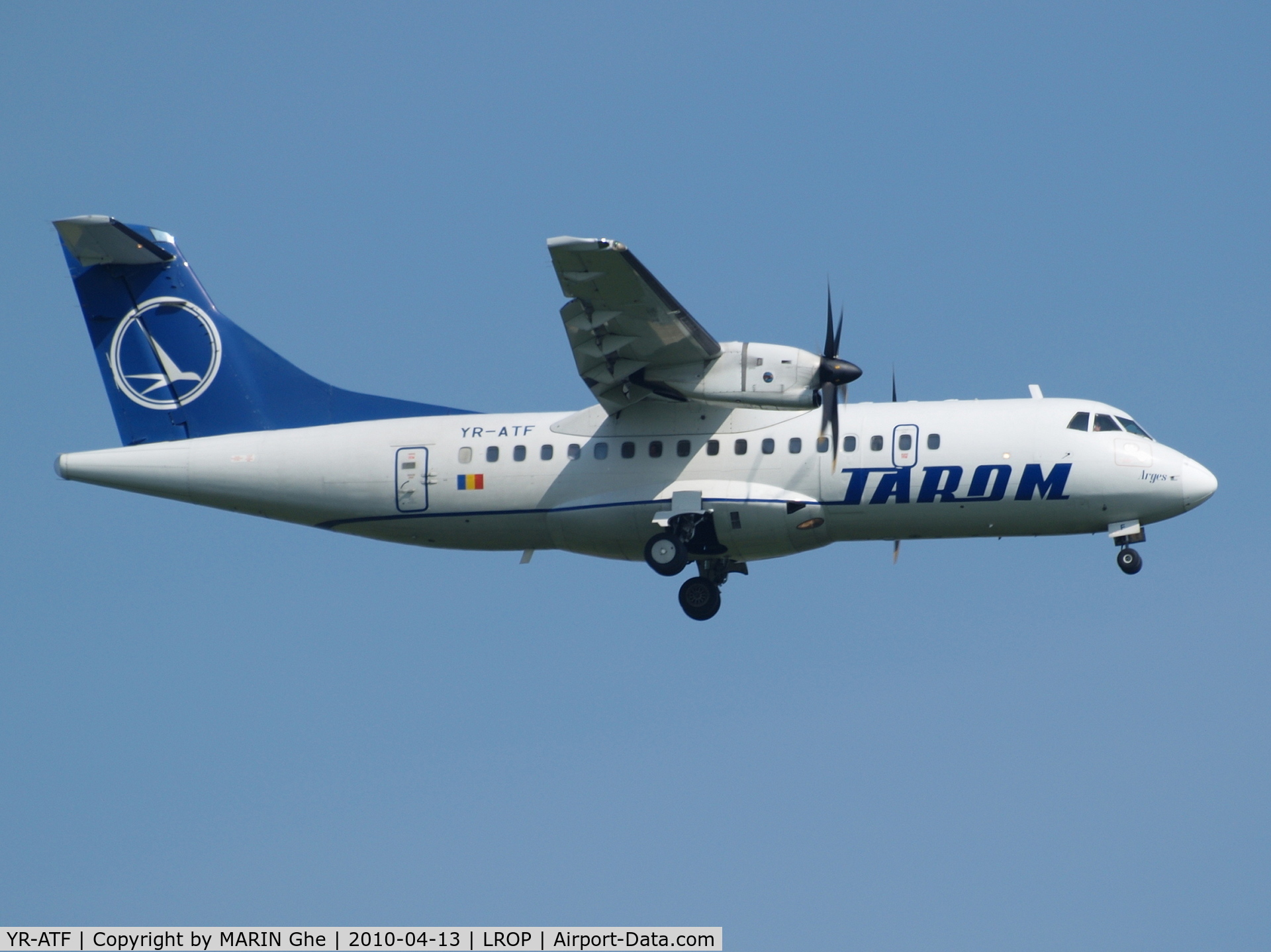 YR-ATF, 1999 ATR 42-500 C/N 599, Arrival  Bucuresti-Otopeni