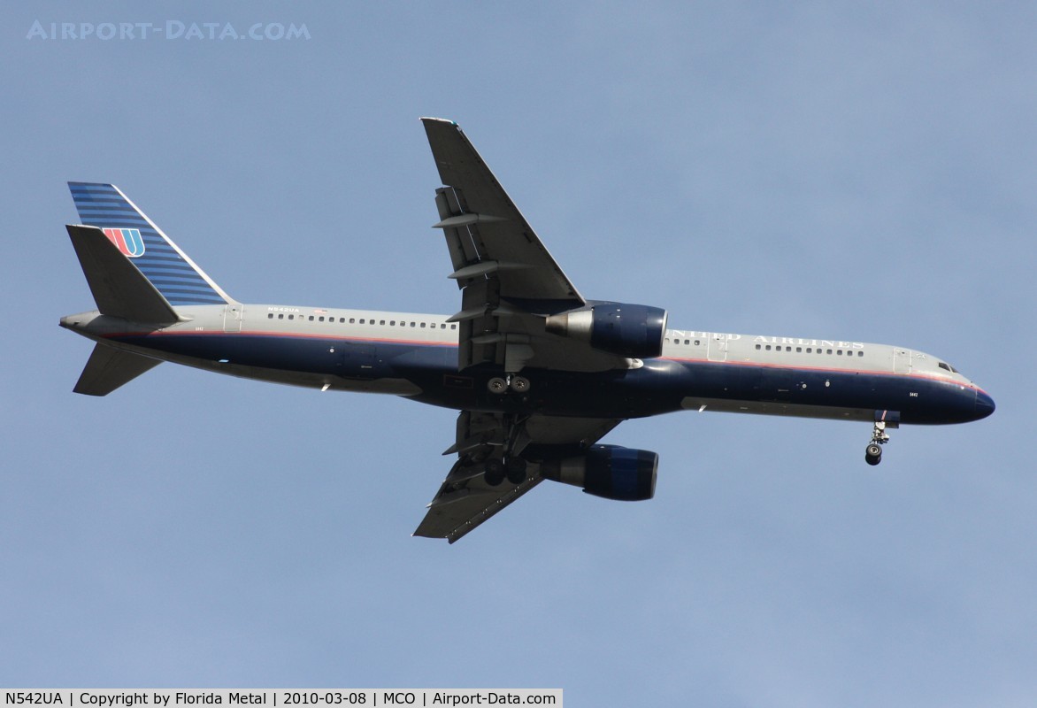 N542UA, 1991 Boeing 757-222 C/N 25276, United 757-200