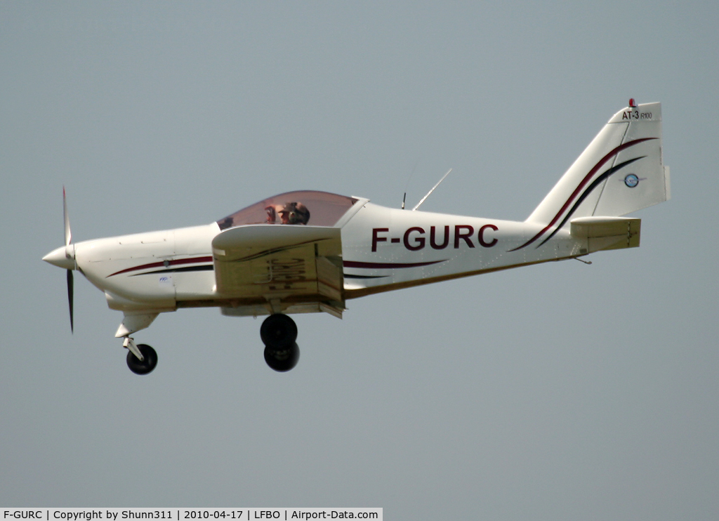 F-GURC, Aero AT-3 R100 C/N AT3-016, Landing rwy 14L