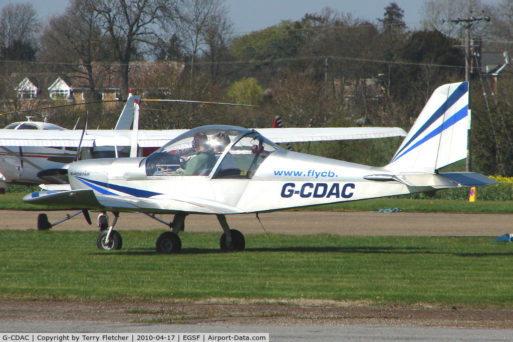 G-CDAC, 2004 Cosmik EV-97 TeamEurostar UK C/N 2116, 2004 Cosmik Aviation Ltd EV-97 TEAMEUROSTAR UK at Peterborough Conington
