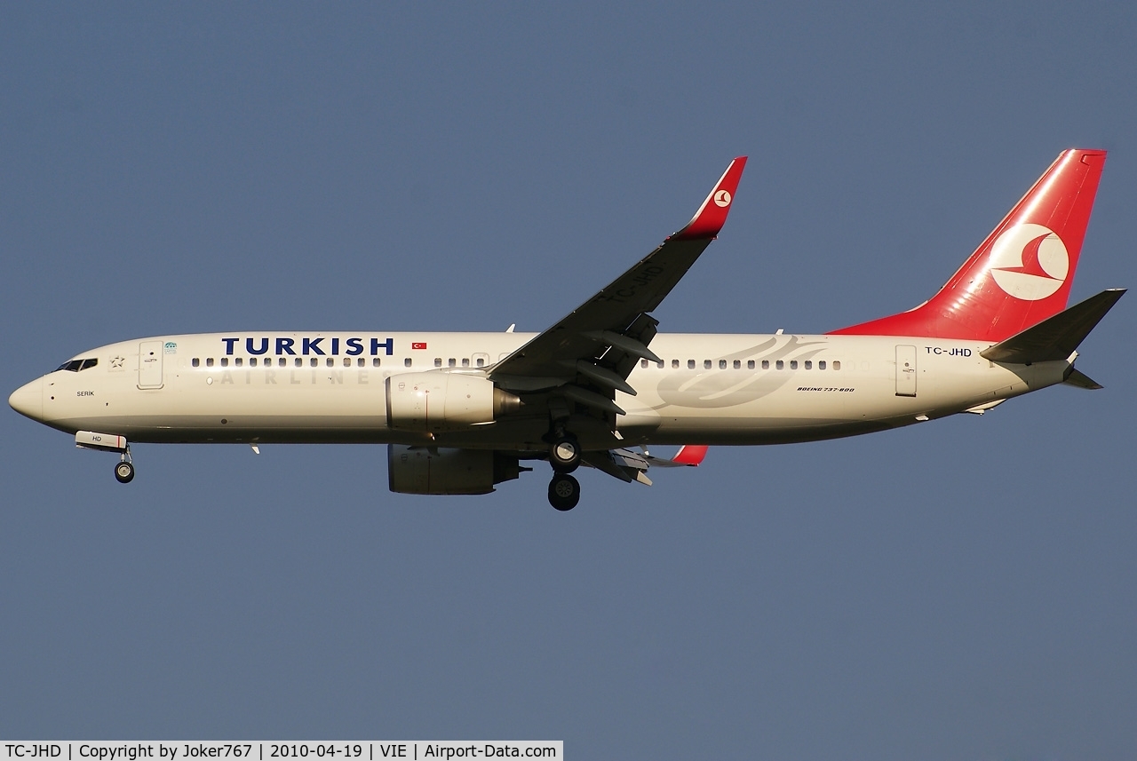 TC-JHD, 2008 Boeing 737-8F2 C/N 35743, Turkish Airlines Boeing 737-8F2(WL)