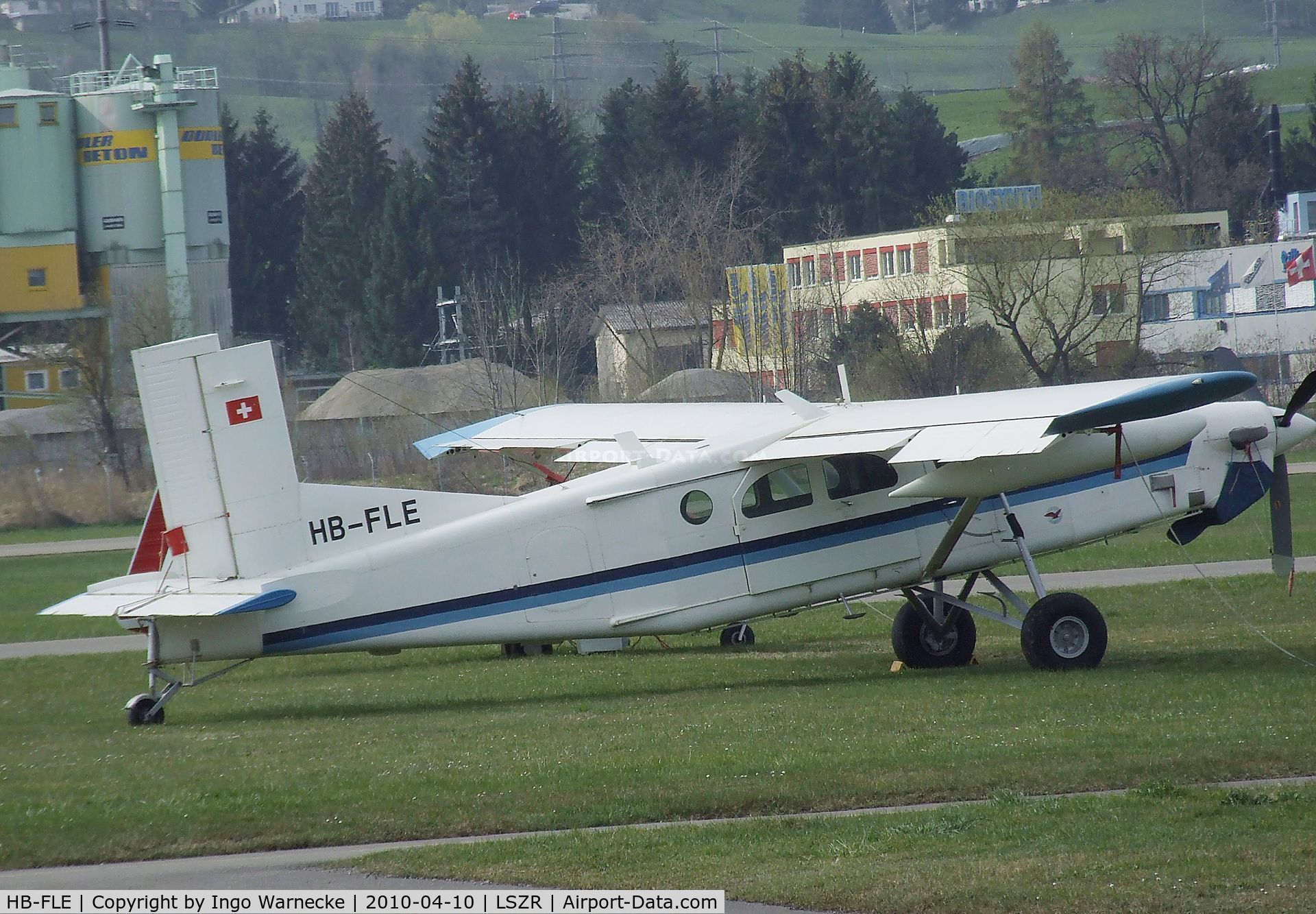 HB-FLE, 1994 Pilatus PC-6/B2-H4 Turbo Porter C/N 912, Pilatus PC-6/B2-H4 at St.Gallen-Altenrhein airfield