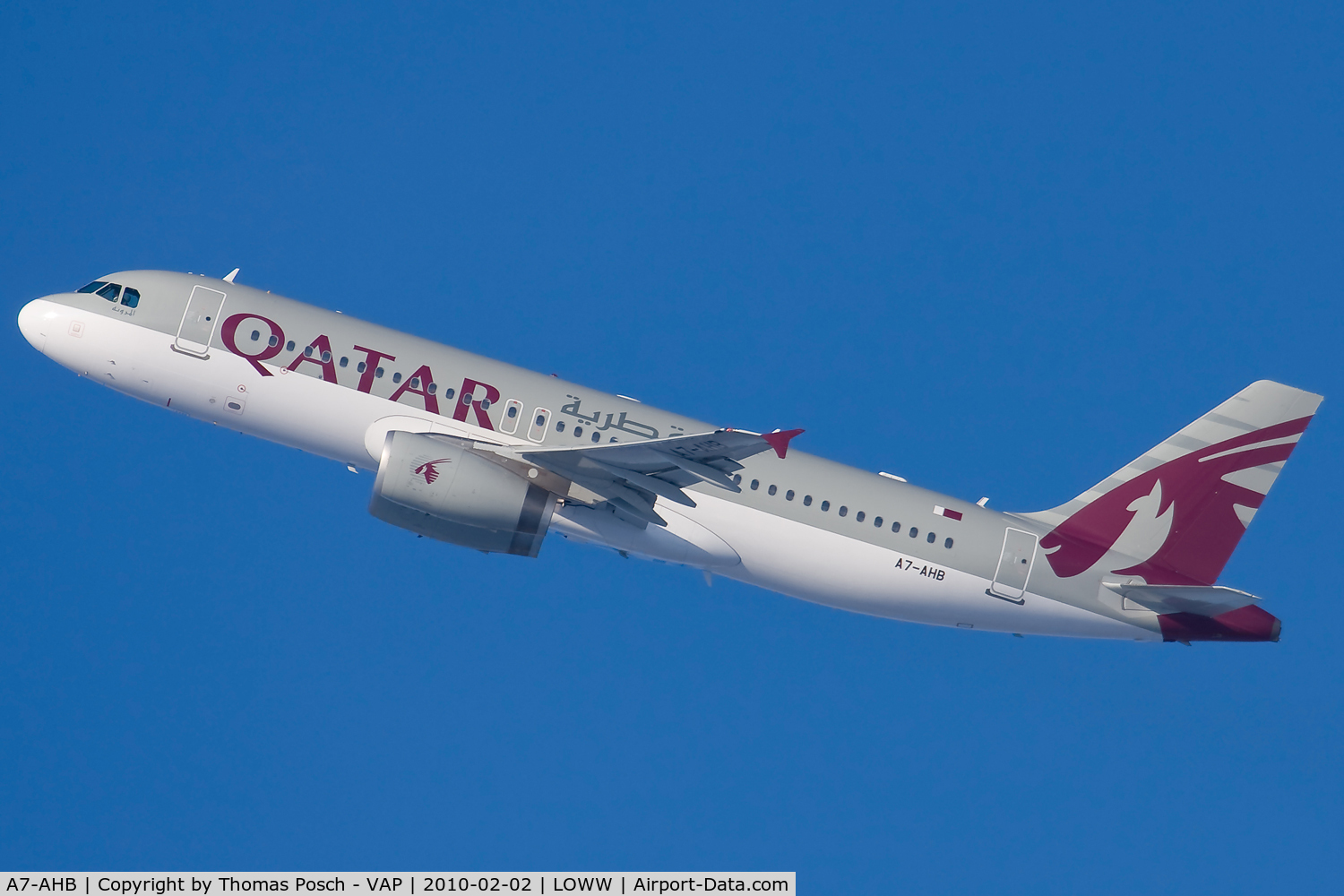 A7-AHB, 2009 Airbus A320-232 C/N 4130, Qatar Airways