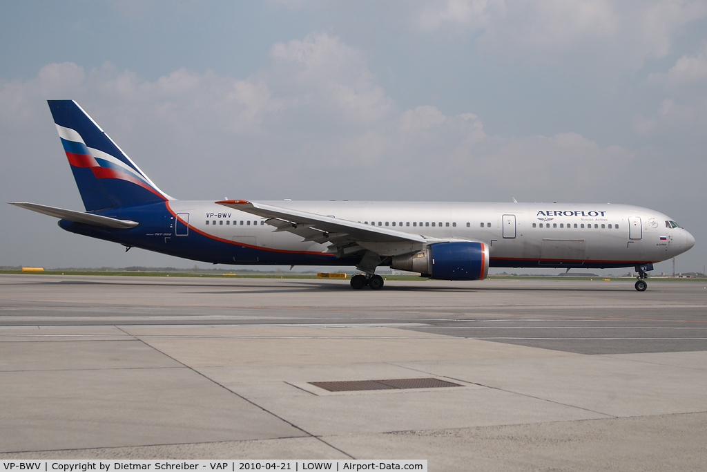 VP-BWV, 1991 Boeing 767-3T7/ER C/N 25117, Aeroflot Boeing 767-300