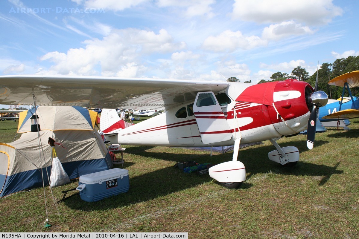 N195HA, 1965 Cessna 195 C/N 7438, Cessna 195