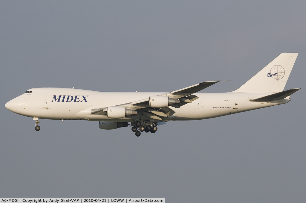 A6-MDG, 1991 Boeing 747-228F C/N 25266, MIDEX 747-200