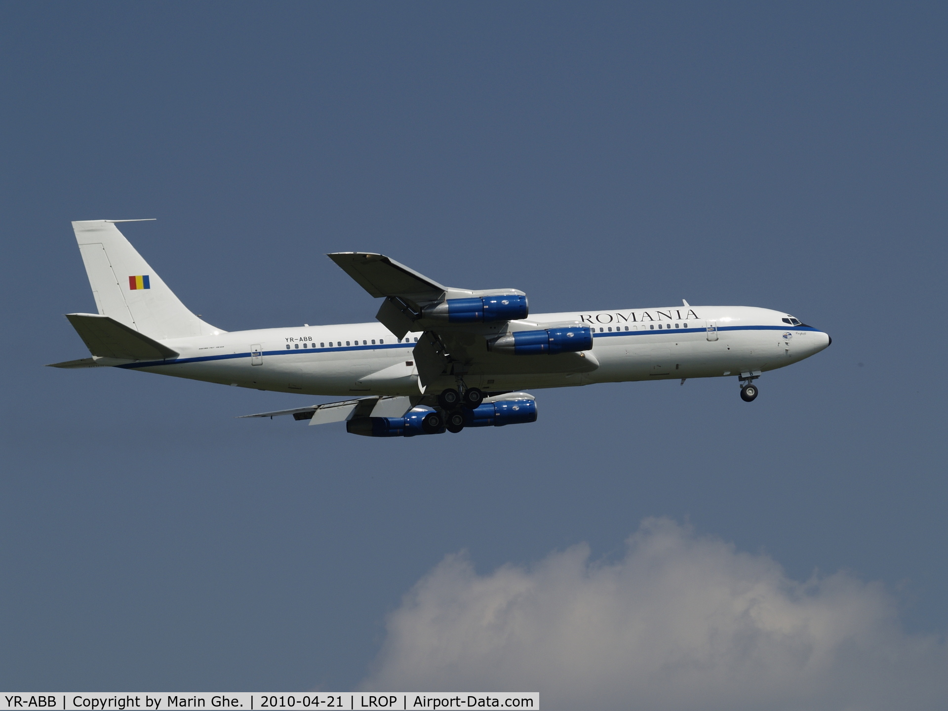 YR-ABB, 1974 Boeing 707-3K1C C/N 20804, Bucuresti  Henri Coanda/ Otopeni