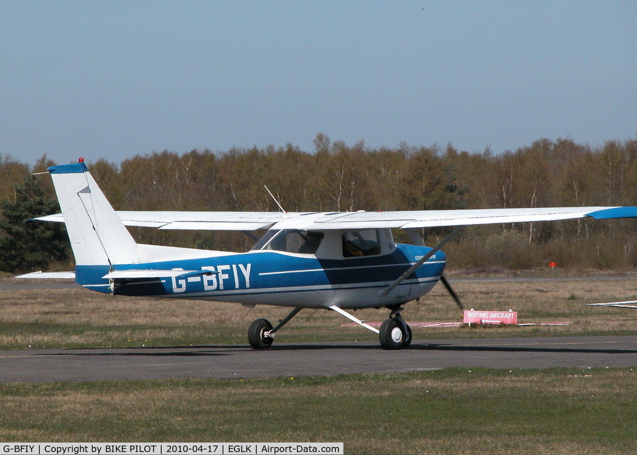 G-BFIY, 1977 Reims F150M C/N 1381, VISITING F150M