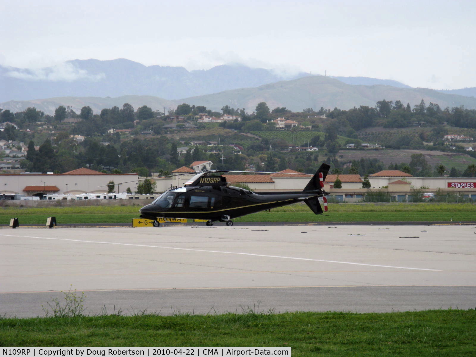 N109RP, Agusta A109A II C/N 7387, 1984 Agusta S.p.a. AGUSTA Mk II, two Allison 250-C20B turboshafts rated at 400 shp max continuous or 420 shp for takeoff derated to 346 shp for twin engine operation, eight place