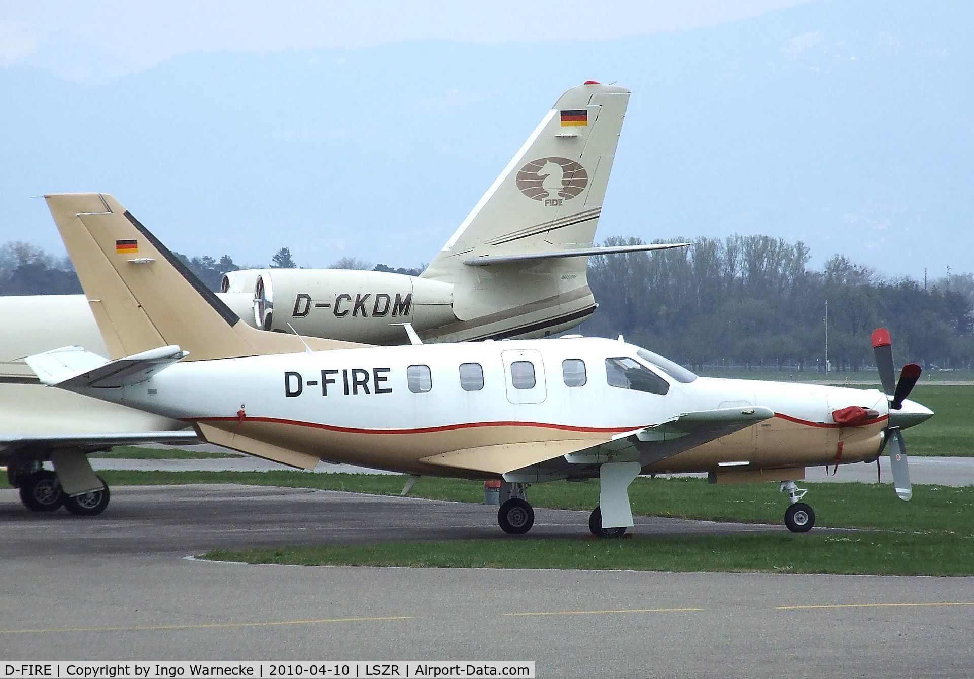 D-FIRE, Socata TBM-700A C/N 137, SOCATA / Mooney TBM-700A at St. Gallen-Altenrhein airfield