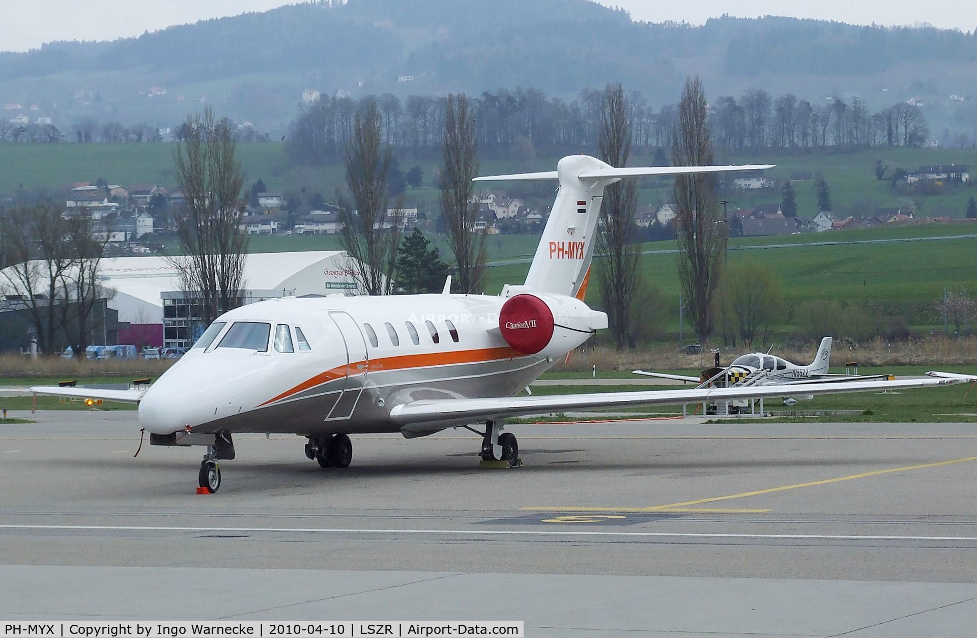 PH-MYX, 2000 Cessna 650 Citation VII C/N 650-7117, Cessna 650 Citation 7 at St. Gallen-Altenrhein airfield