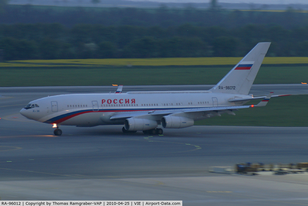 RA-96012, 1994 Ilyushin Il-96-300 C/N 74393201009, Russia - Government Ilyushin96