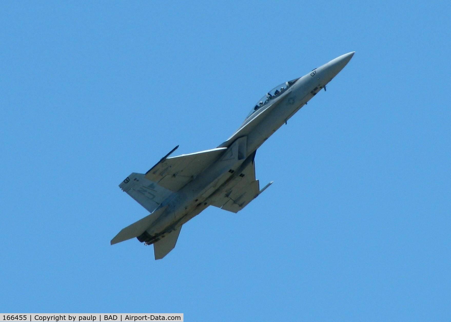166455, Boeing F/A-18F Super Hornet C/N F090, Performing at the Barksdale AFB Air Show 2010.