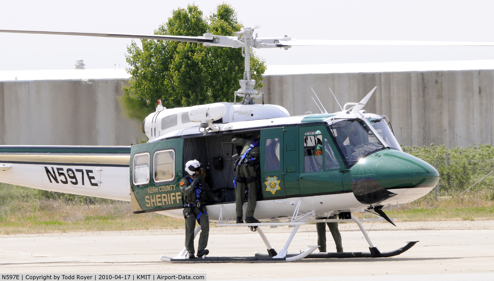 N597E, Bell UH-1H C/N 70-16291, Minter Field fly in 2010