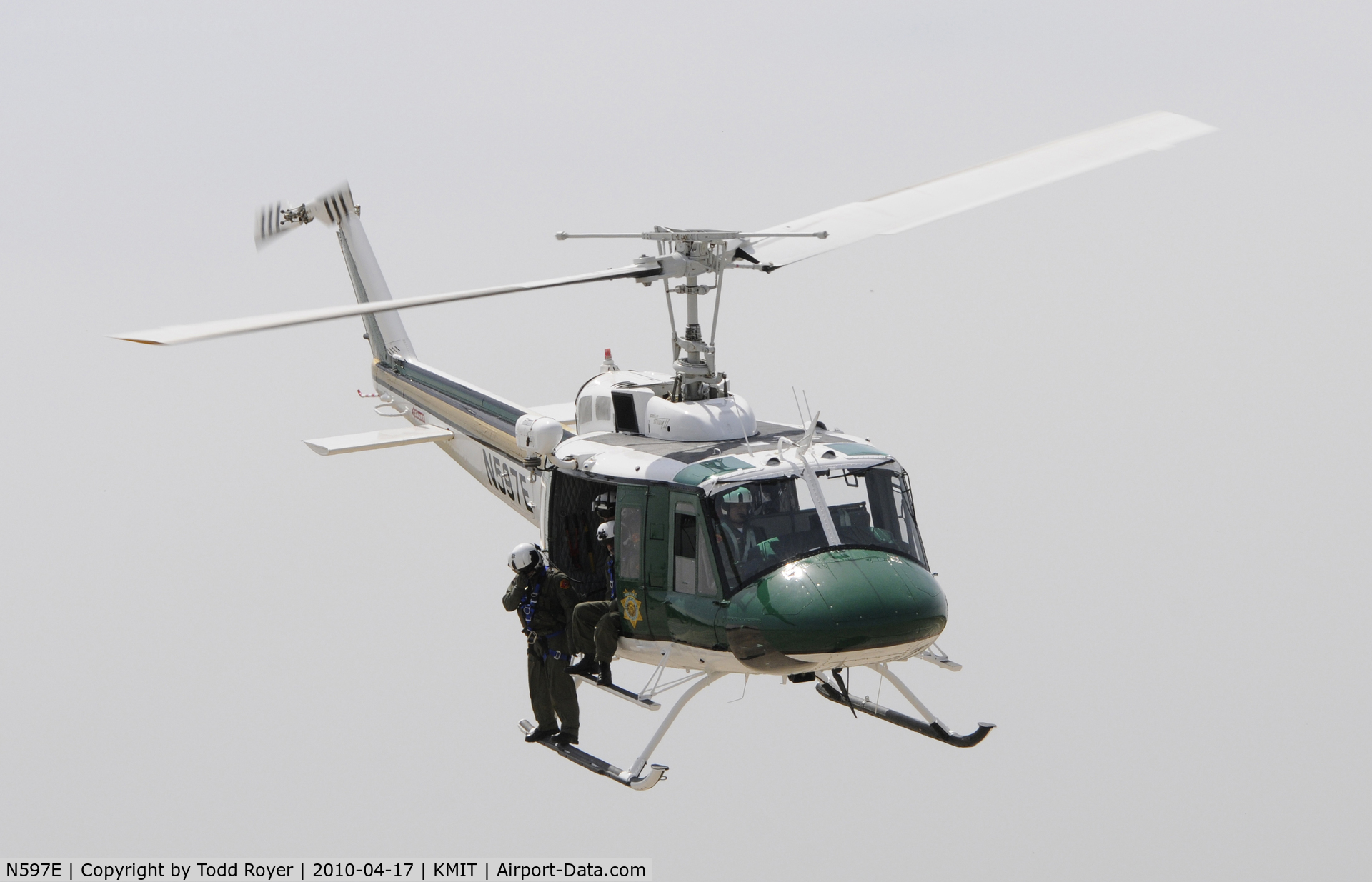N597E, Bell UH-1H C/N 70-16291, Minter Field fly in 2010