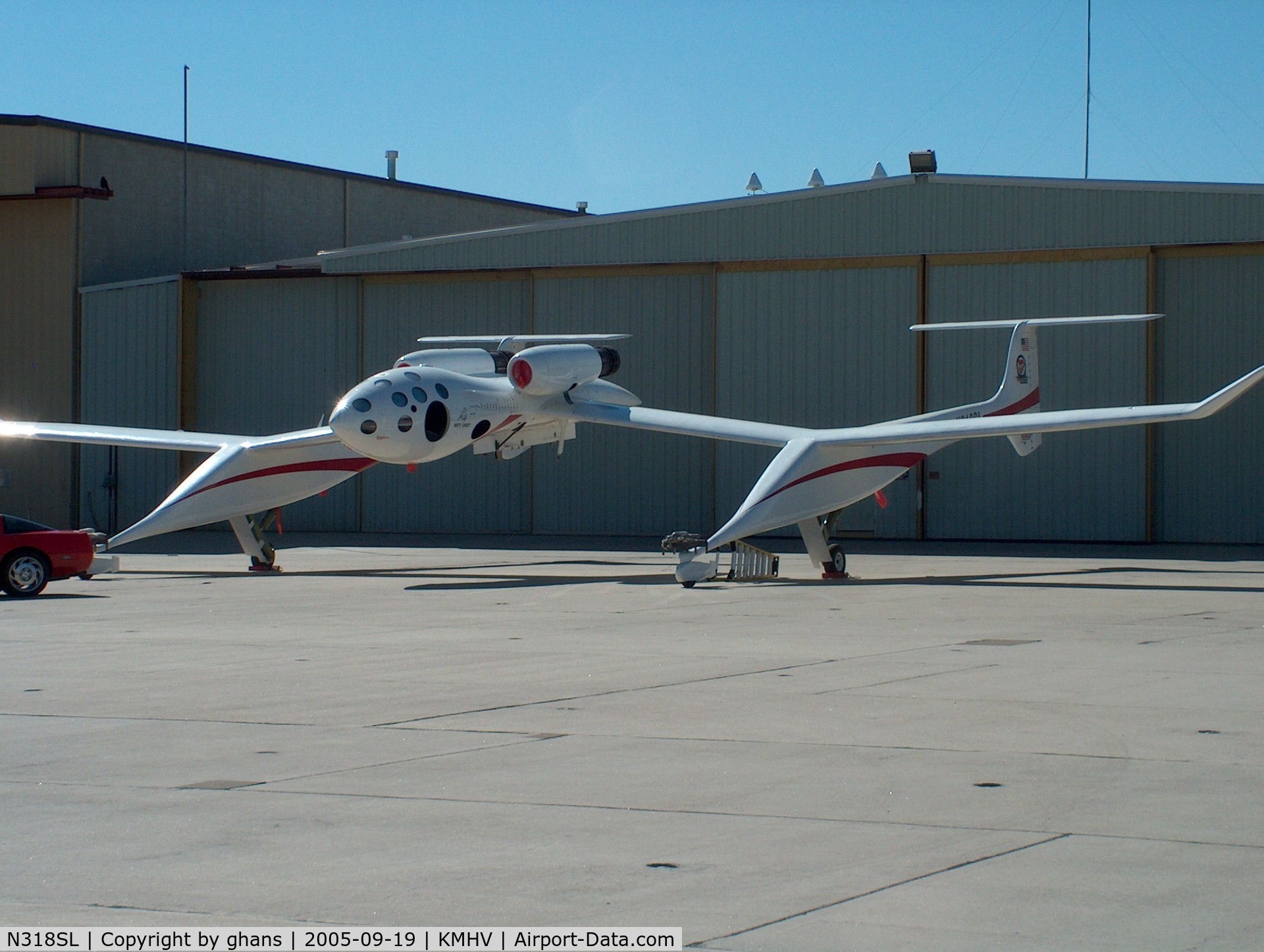 N318SL, 2002 Scaled Composites 318 C/N 001, Experimental aircraft.