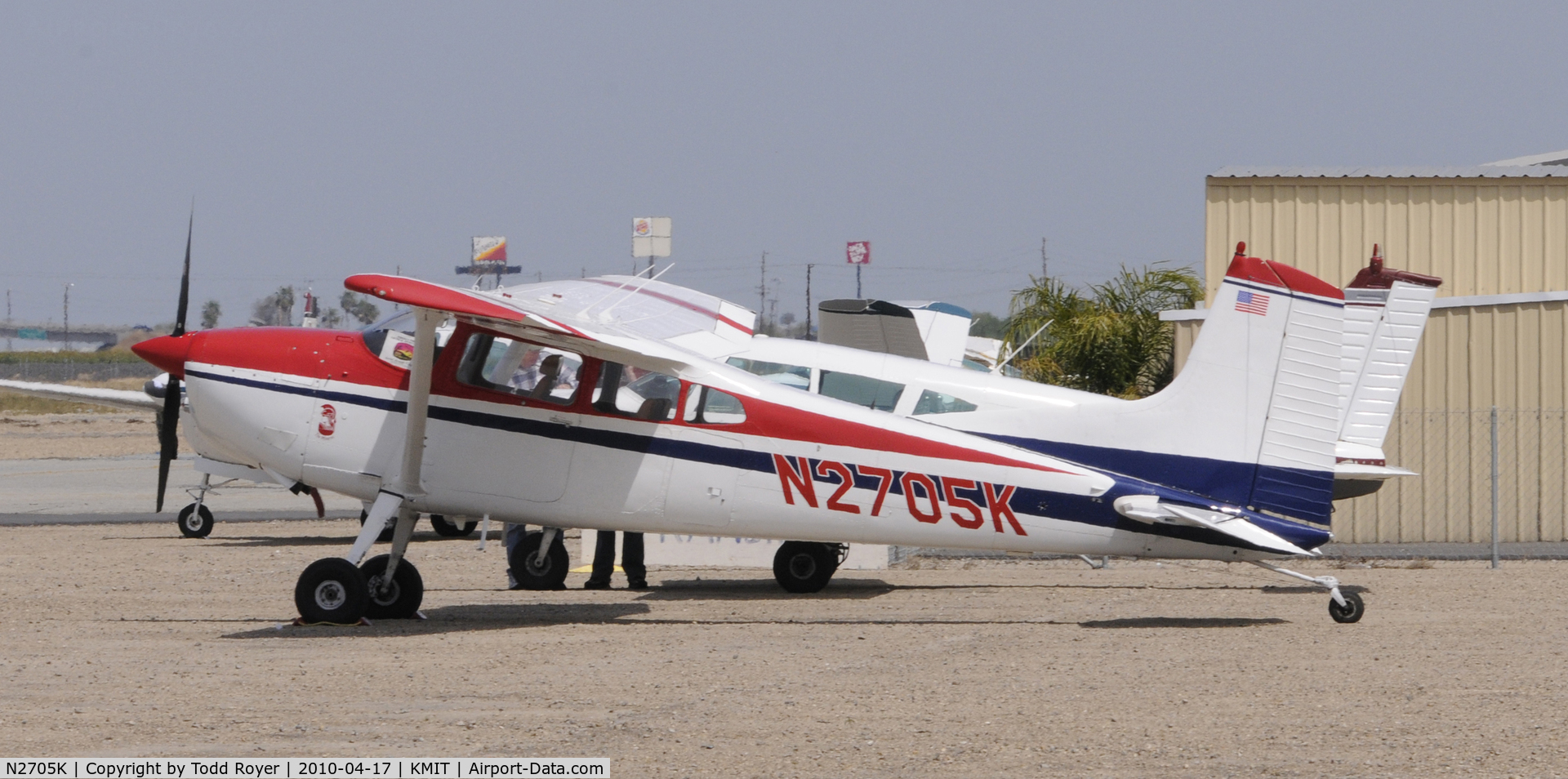N2705K, 1979 Cessna 180K Skywagon C/N 18053040, Minter Field fly in 2010