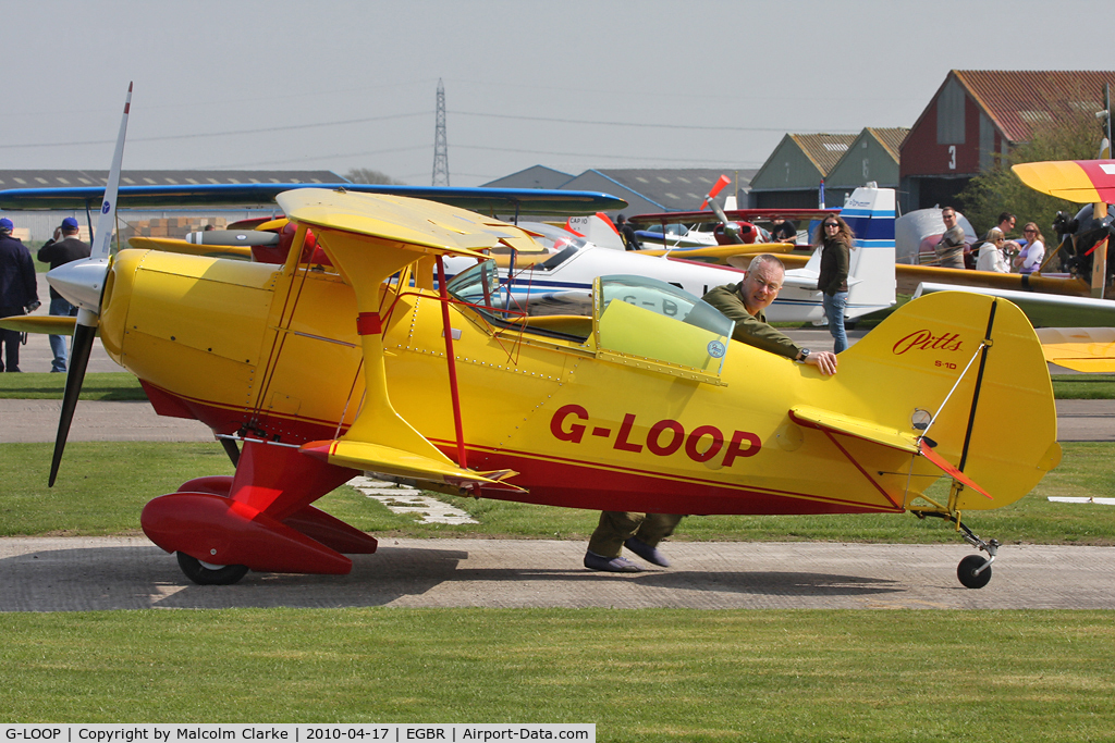 G-LOOP, 1973 Pitts S-1C Special C/N 850, Pitts S-1C Special(4 Aileron) at the 2010 John McLean Trophy aerobatic competition, Breighton Airfield.