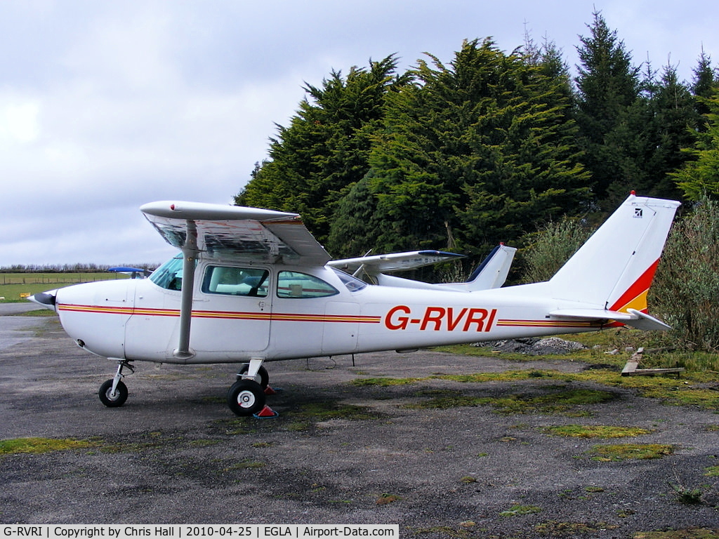 G-RVRI, 1967 Cessna 172H C/N 17255822, ex Ravenair C172, now owned by Truro Aerodrome Ltd