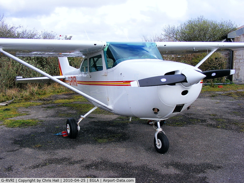 G-RVRI, 1967 Cessna 172H C/N 17255822, ex Ravenair C172, now owned by Truro Aerodrome Ltd