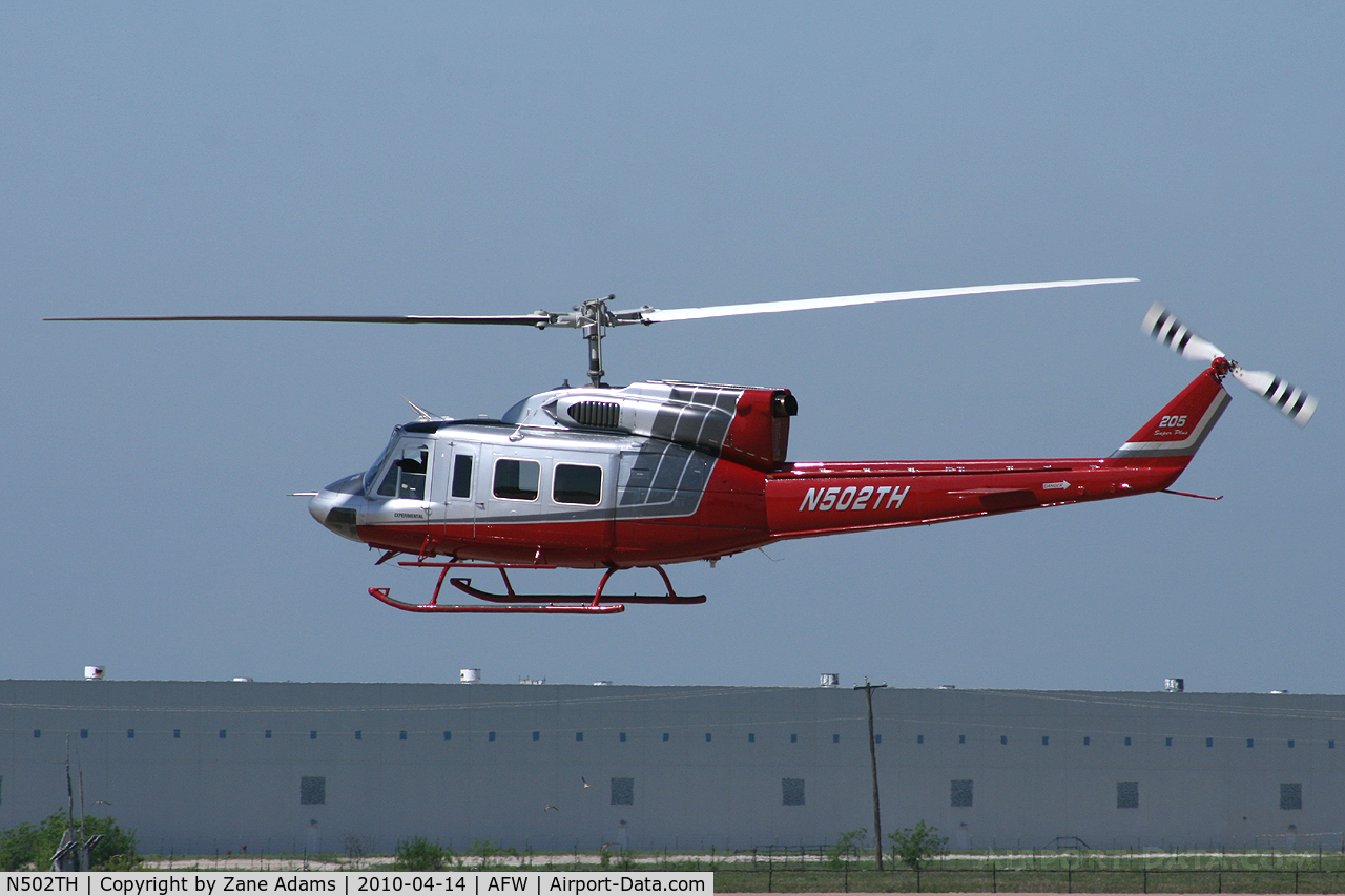 N502TH, Bell 205A-1 C/N 30030, At Fort Worth Alliance Airport