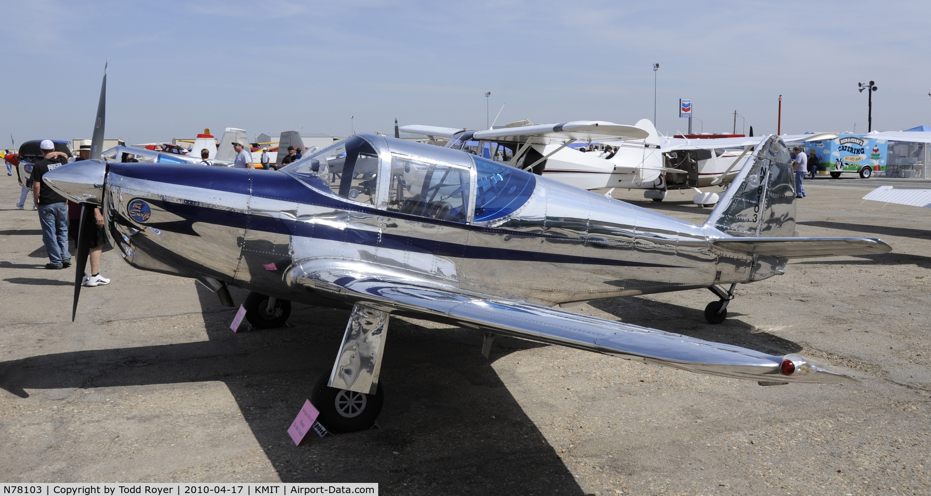 N78103, 1946 Globe GC-1B Swift C/N 2103, Minter Field fly in 2010