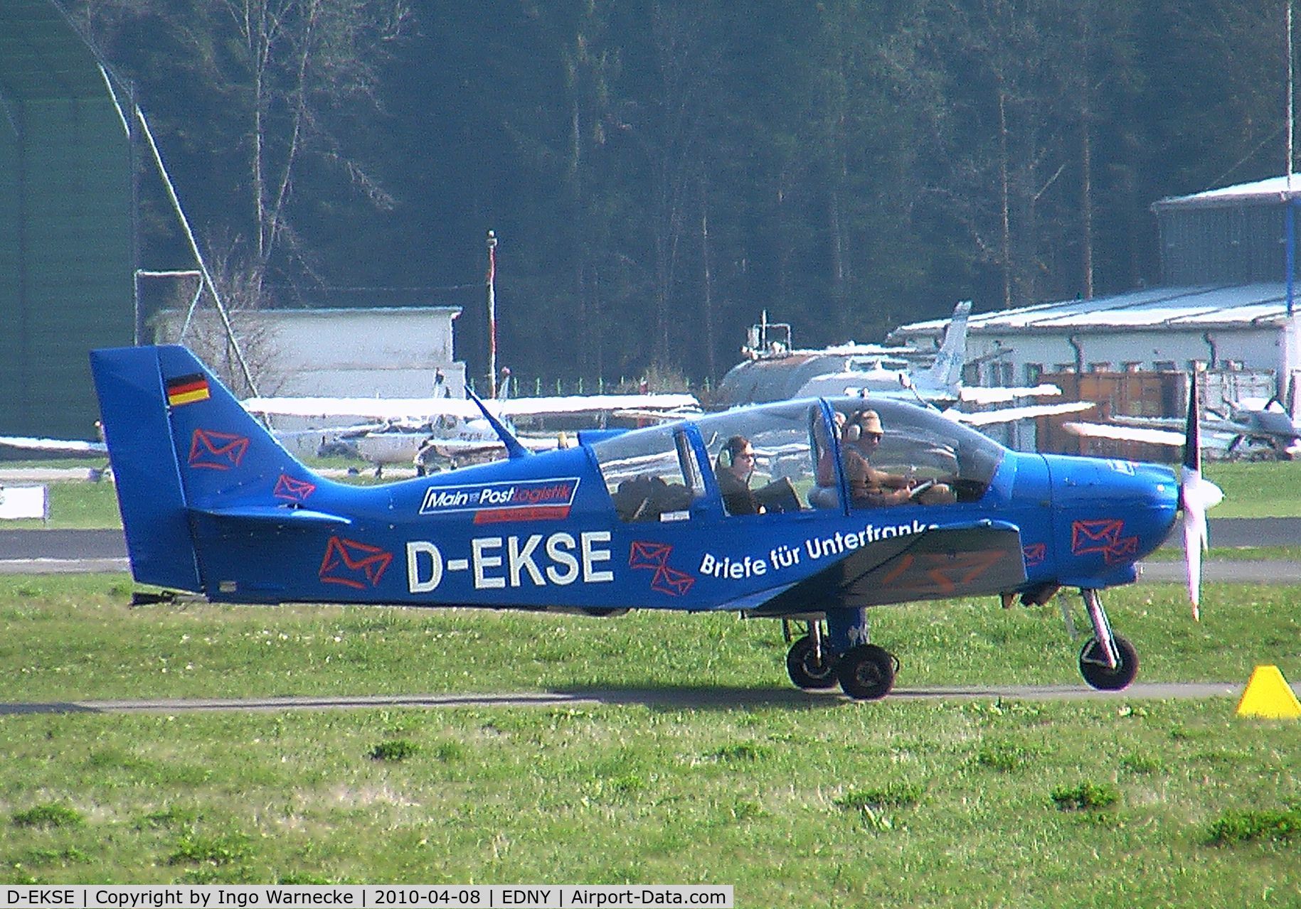 D-EKSE, Robin DR-400-180R Remorqueur Regent C/N 1396, Robin DR.400-180R Remorqueur at Friedrichshafen airport during the AERO 2010