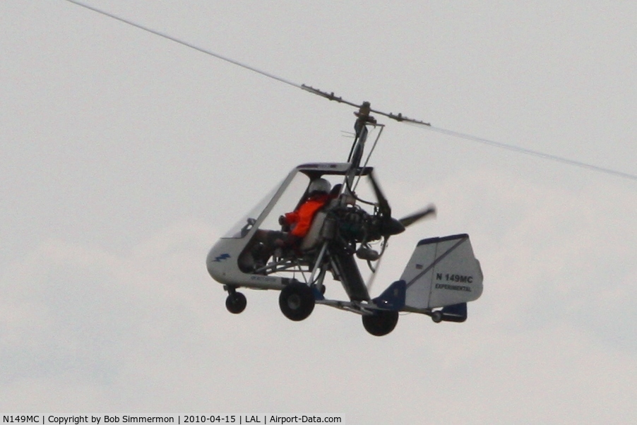 N149MC, 2006 Sport Copter Vortex C/N 003, Overflying Sun N Fun 2010 - Lakeland, FL