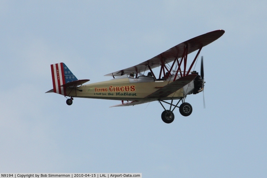 N9194, 1929 New Standard D-25 C/N 133, Overflying Sun N Fun 2010 - Lakeland, FL