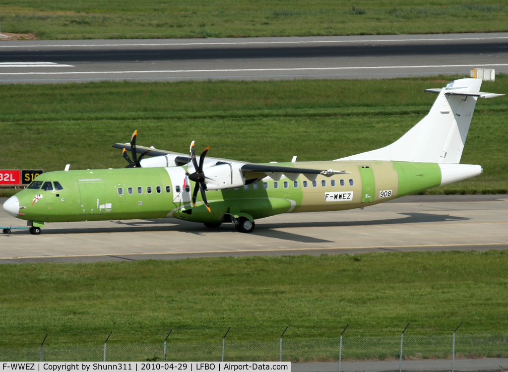 F-WWEZ, 2010 ATR 72-212A C/N 908, C/n 908 - For Belle Air