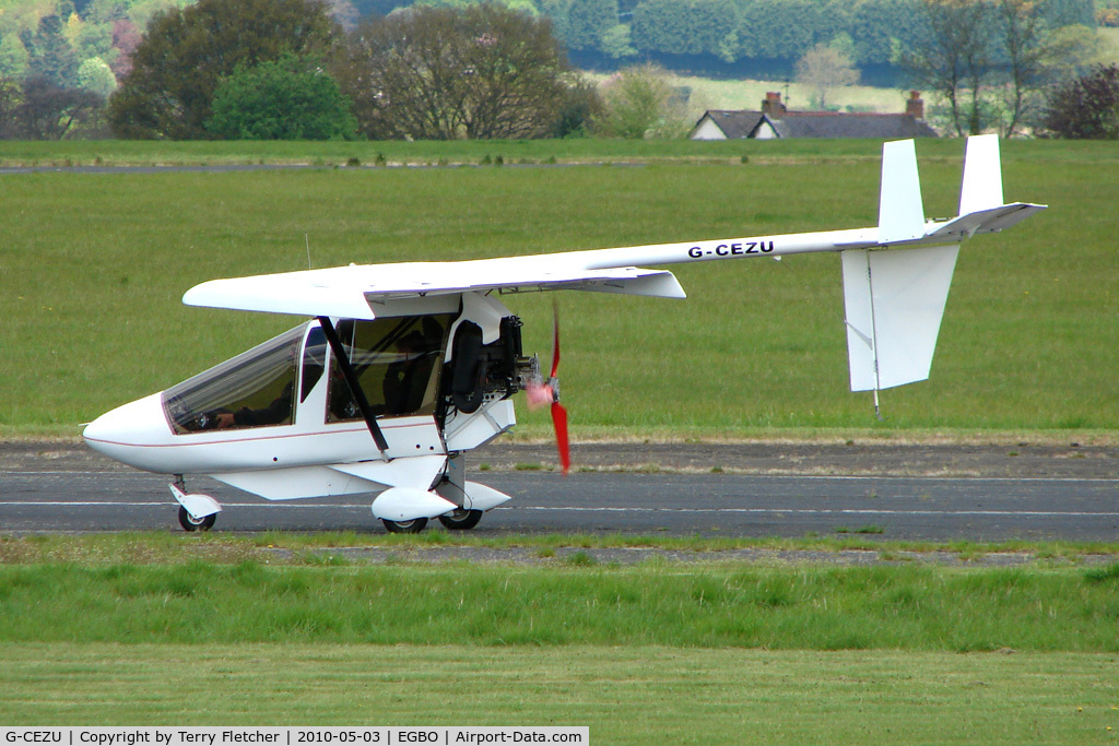 G-CEZU, CFM Streak Shadow SA C/N PFA 206-13597, at Wolverhampton on 2010 Wings and Wheels Day