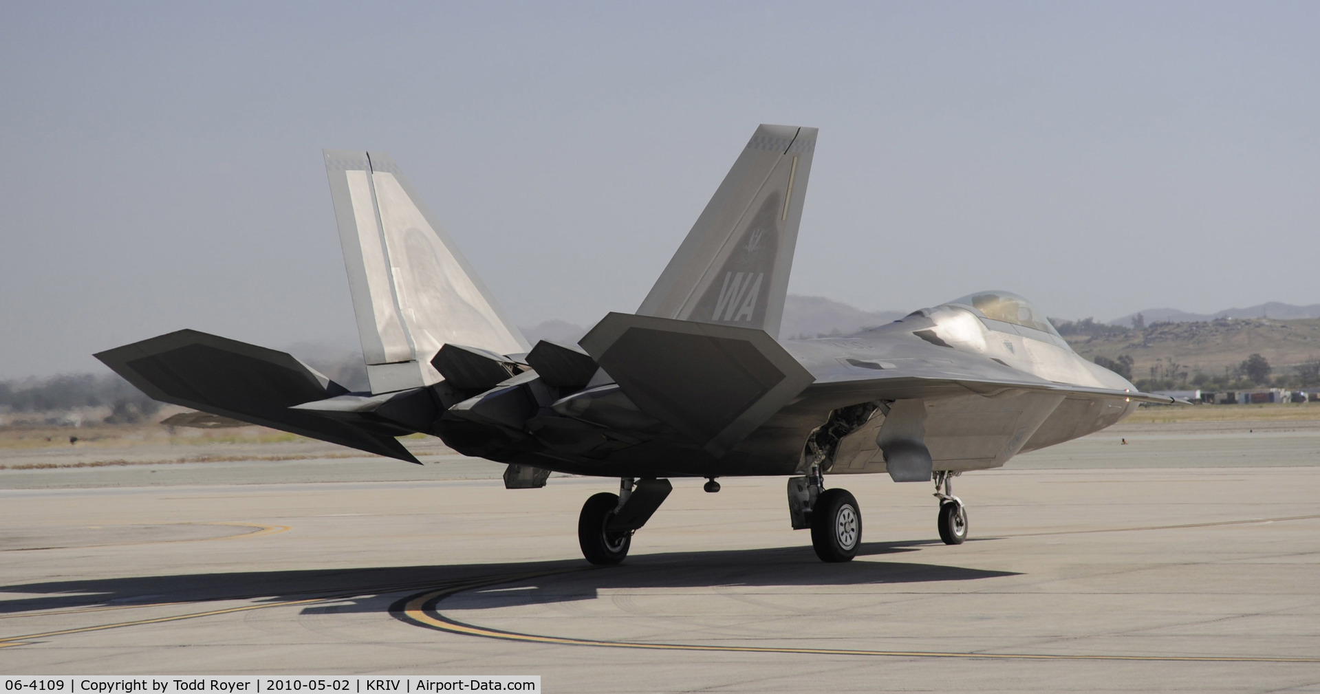 06-4109, Lockheed Martin F-22A Raptor C/N 4109, March Field Airfest 2010