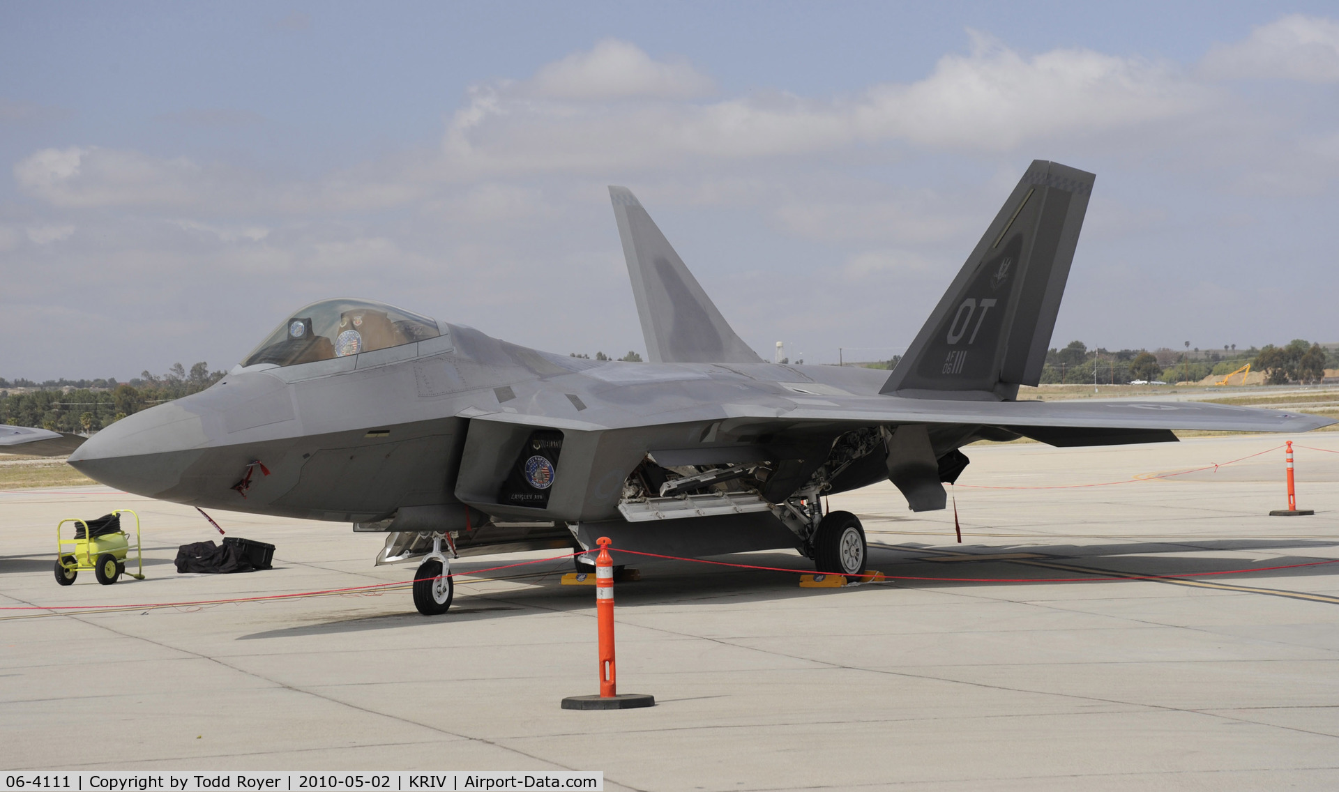 06-4111, Lockheed Martin F-22A Raptor C/N 4111, March Field Airfest 2010