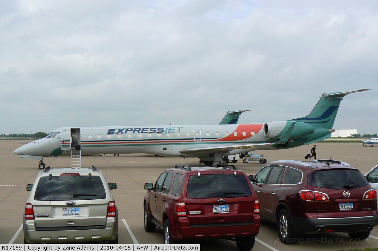 N17169, 2004 Embraer ERJ-145XR (EMB-145XR) C/N 14500844, At Fort Worth Alliance Airport - In town for NASCAR