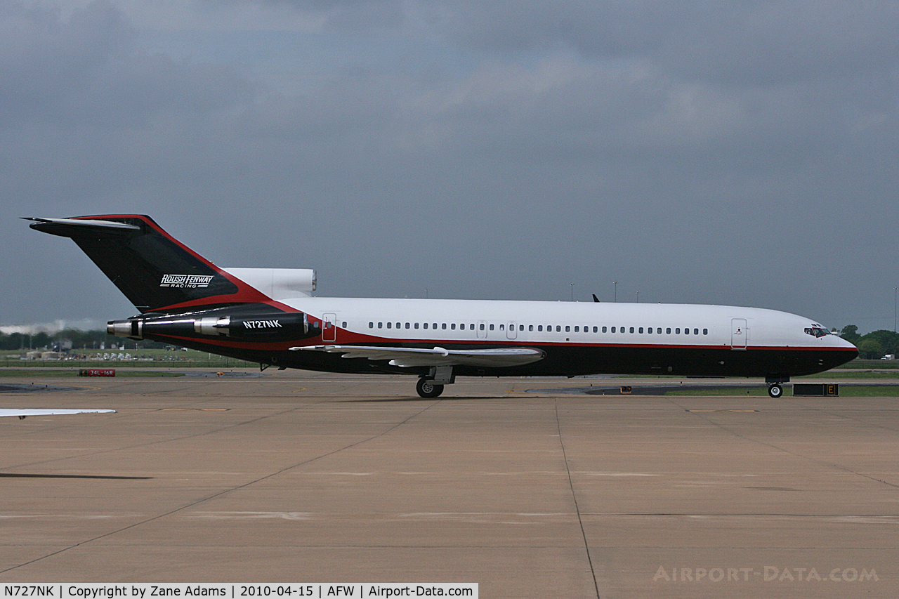 N727NK, 1979 Boeing 727-212 C/N 21945, At Fort Worth Alliance Airport - In town for NASCAR