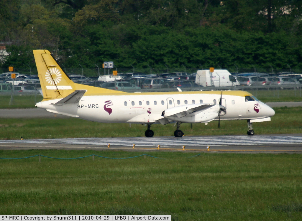 SP-MRC, 1989 Saab 340A C/N 340A-143, Lining up rwy 14L for departure...
