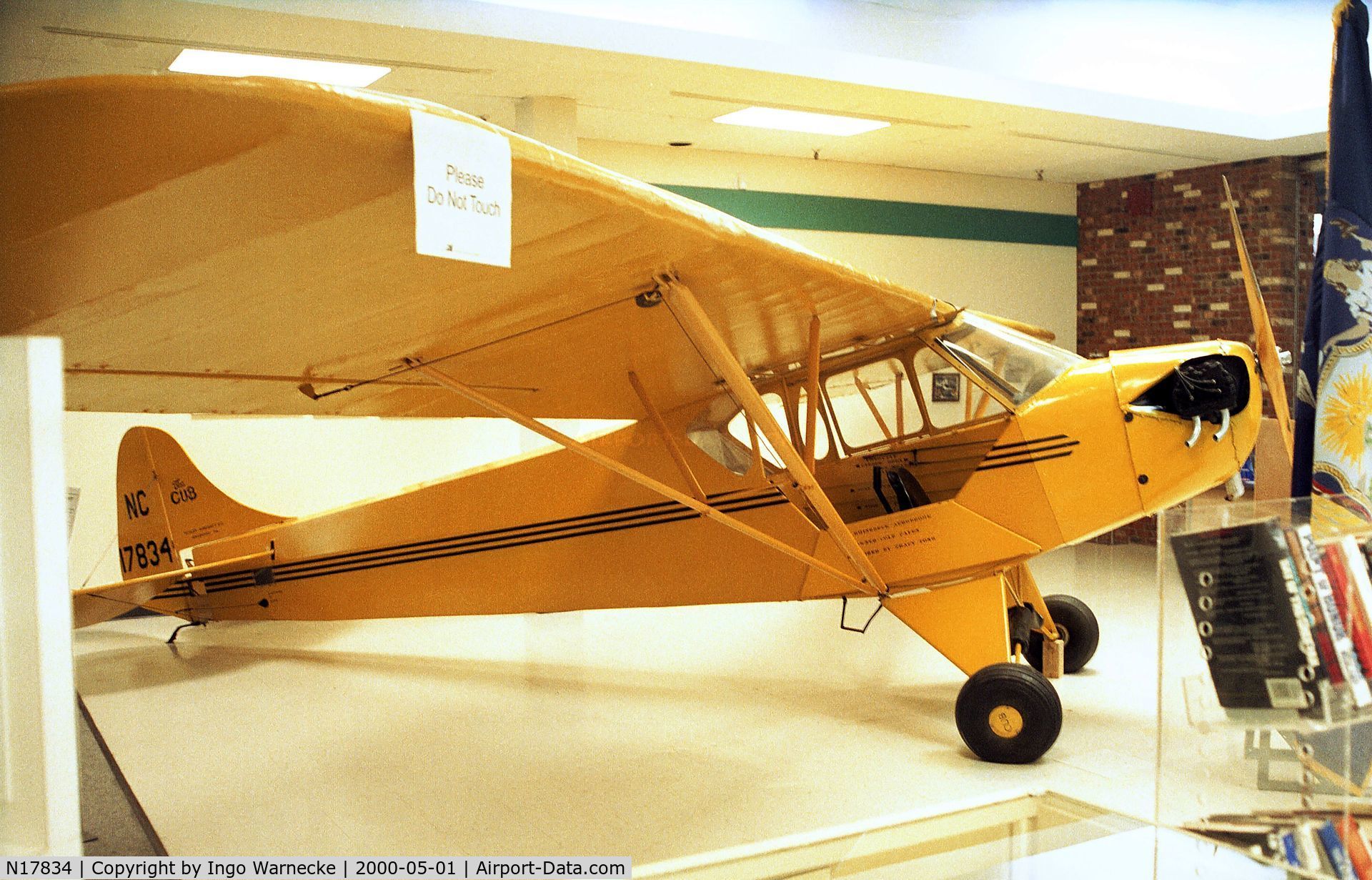 N17834, Piper J-2 C/N 1269, Piper J2 Cub at the Niagara Aerospace Museum, Niagara Falls NY
