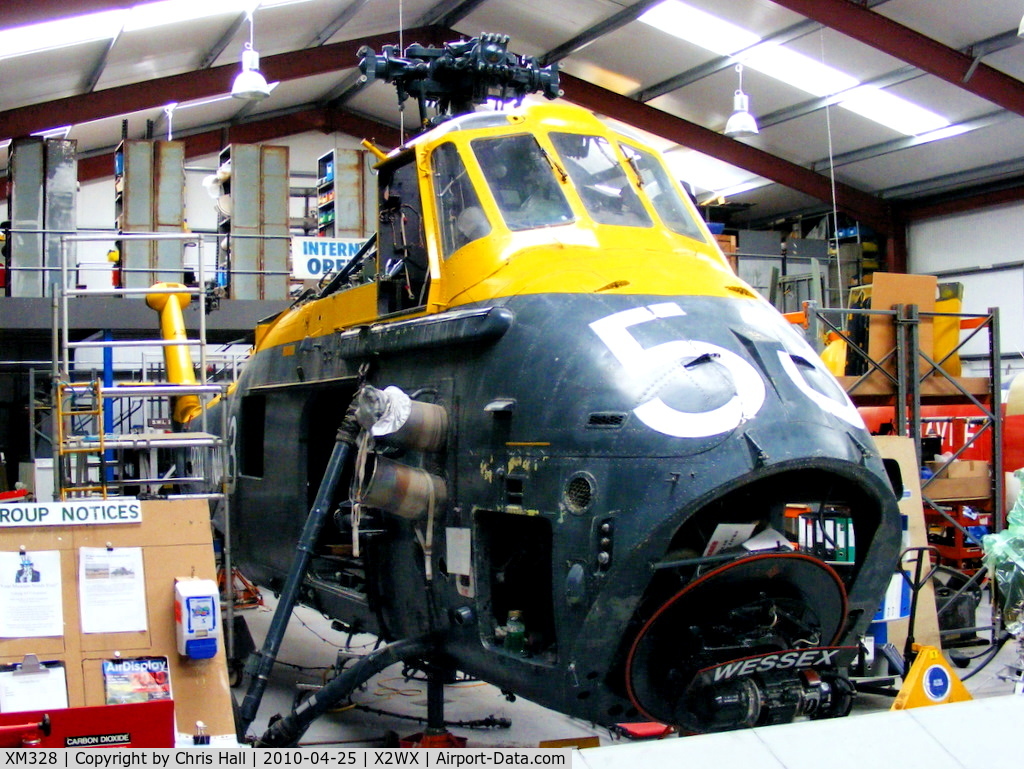 XM328, 1960 Westland Wessex HAS.3 C/N WA009, at The Helicopter Museum, Weston-super-Mare
